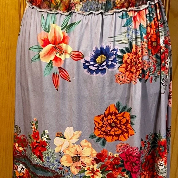 Johnny Was Multicolored Floral Maxi Skirt Sz-XS - Picture 5 of 8